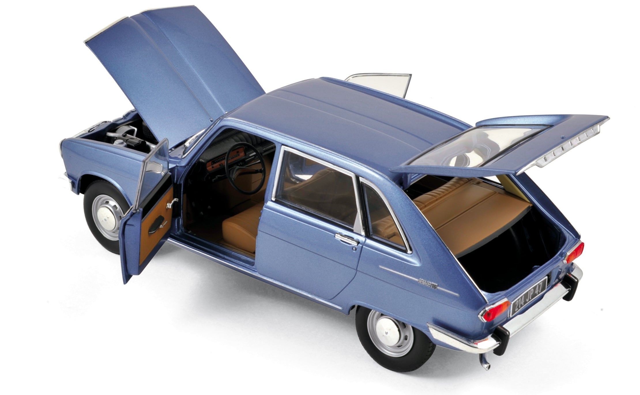 norev-renault-16-1968-modellino-auto-1-18-blu-cobalto-metallizzato image 2