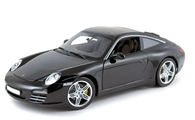 norev-porsche-911-carrera-4s-targa-nera-modellino-auto-1-18 image 1