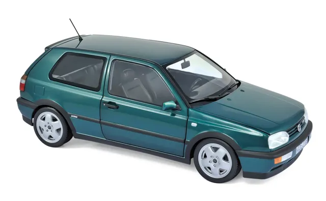 norev-vw-golf-vr6-1996-modello-auto-die-cast-1-18-verde-metallizzato image 1