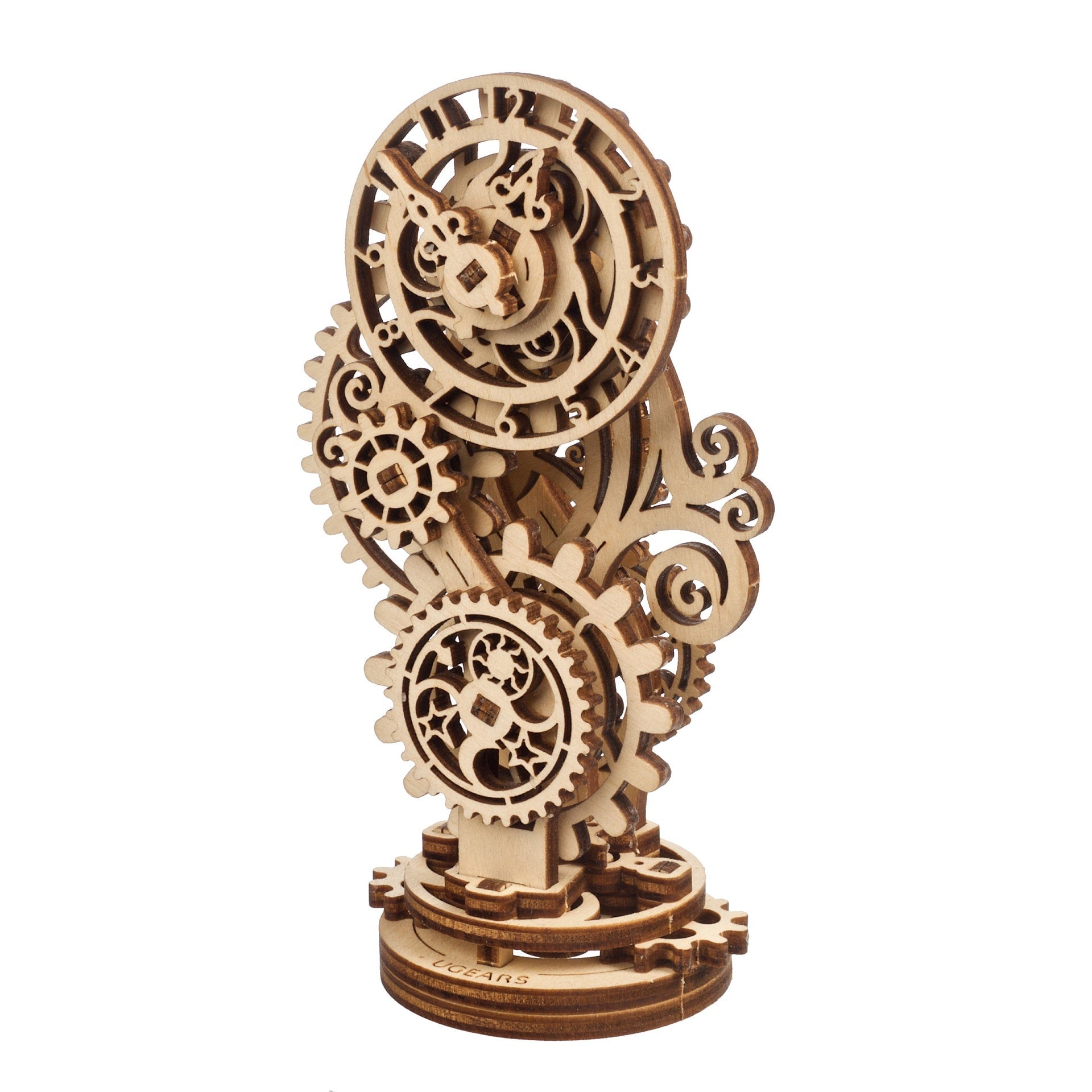 ugears-steampunk-clock-2-0-puzzle-3d-meccanico-in-legno image 2