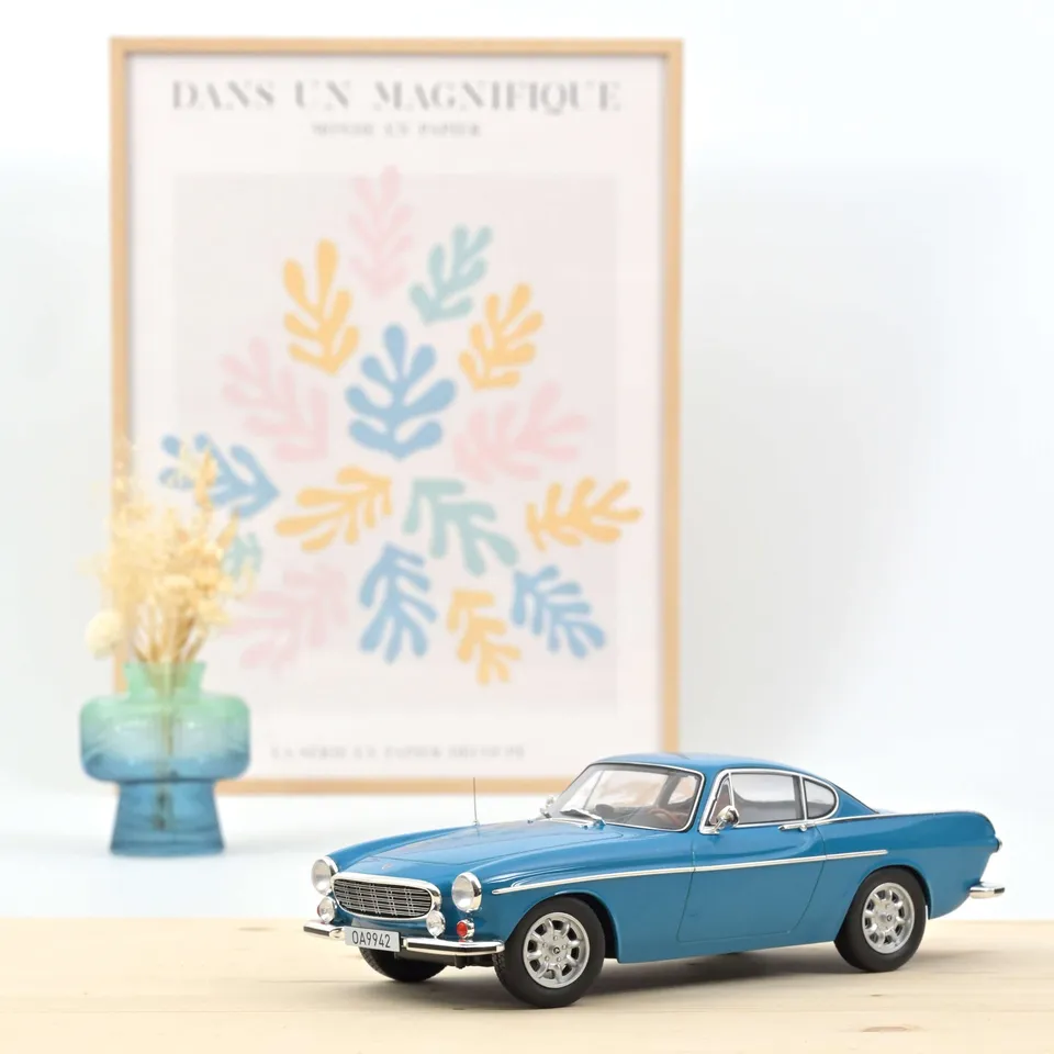 norev-volvo-1800-s-1969-blu-medio-1-18-modellino-con-ruote-sterzanti image 1