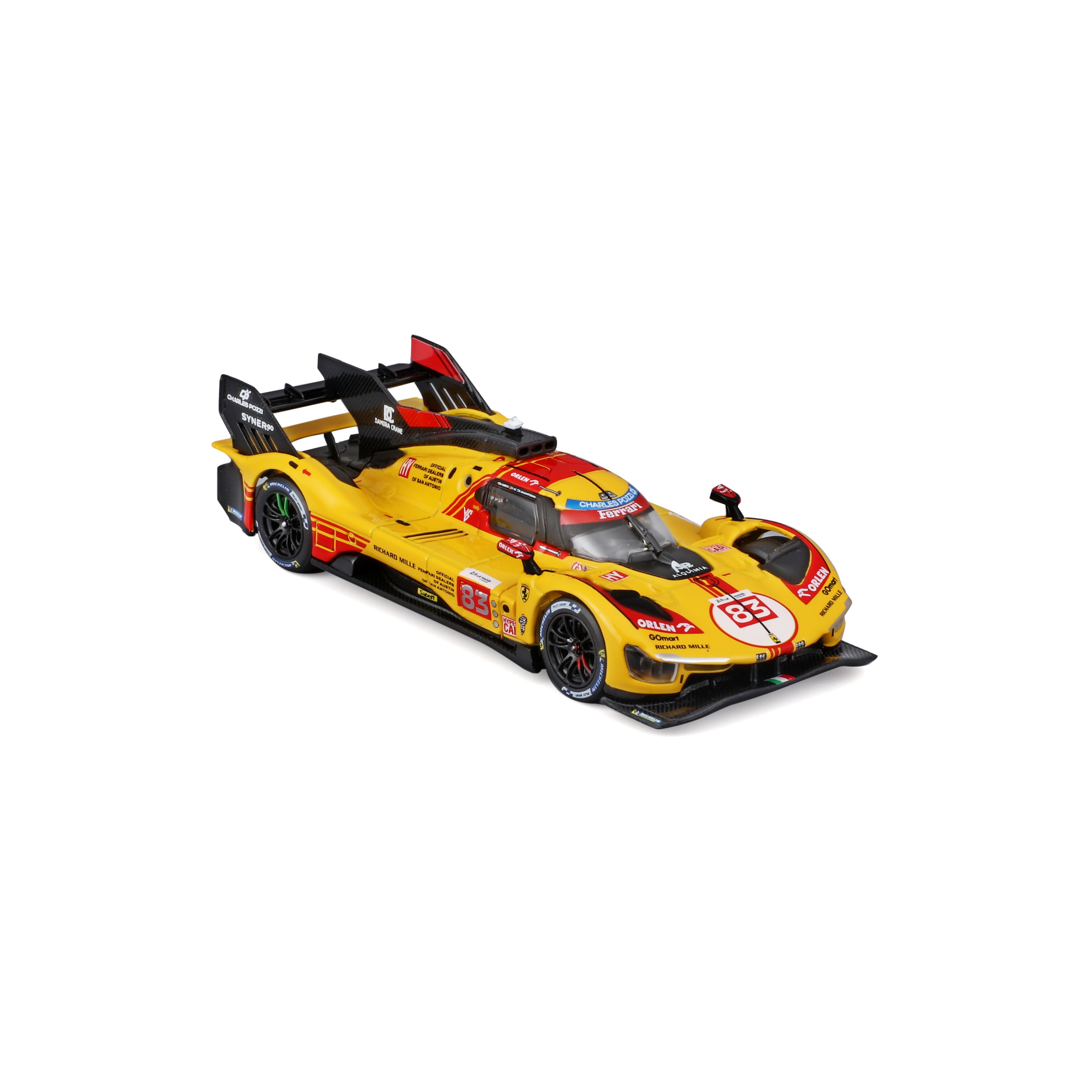 bburago-ferrari-499p-83-24h-le-mans-hypercar-2024-modellino-auto-1-43 image 6