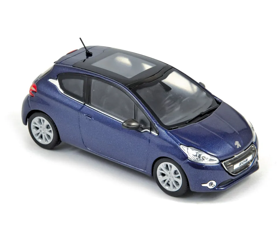 norev-peugeot-208-2012-3-porte-1-43-blu-virtual-modellino-die-cast image 1