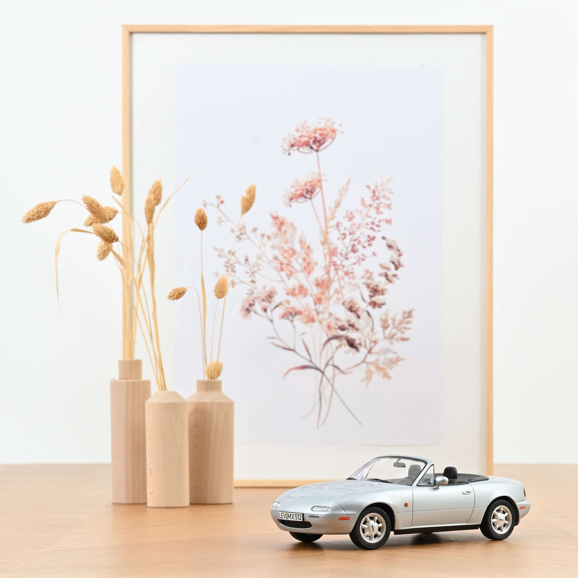 norev-mazda-mx-5-1989-silver-1-18-modellino-auto-roadster-die-cast image 1