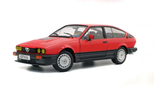 solido-alfa-romeo-gtv6-red-1984-scala-1-18-modellino-auto image 1