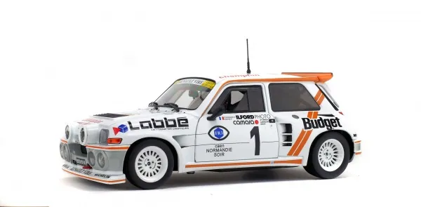 solido-renault-maxi-5-turbo-1986-modellino-rally-1-18-rallye-d-armor-p-thomasse- image 1
