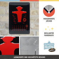 nostalgic-art-ampelmann-rot-targa-in-metallo-20x30-cm image 2