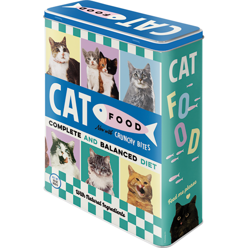 nostalgic-art-cat-food-scatola-in-latta-xl-4-l image 2
