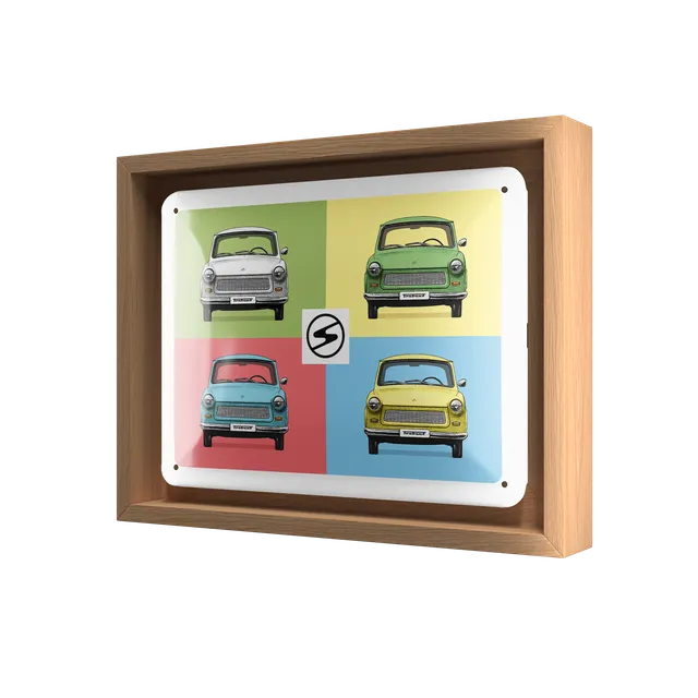 nostalgic-art-trabant-pop-art-cornice-n-frame-s-edition-18-5x24-cm image 1