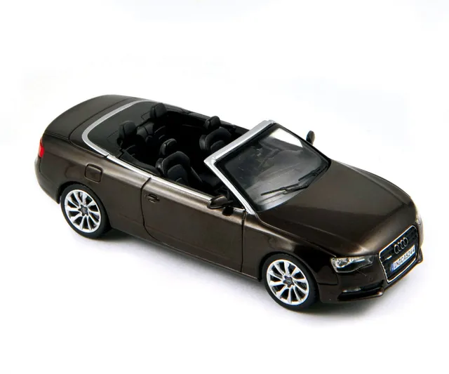 norev-audi-a5-cabriolet-2012-modellino-auto-1-43-marrone-metallizzato image 1