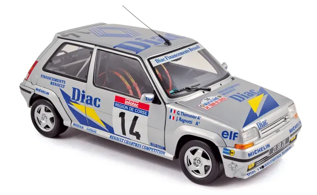 norev-renault-supercinq-gt-turbo-1990-tour-de-corse-1-18-ragnotti-n-14 image 1