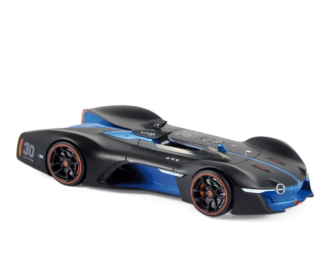 norev-alpine-vision-gran-turismo-2015-modellino-1-43-nero-opaco-e-blu image 1