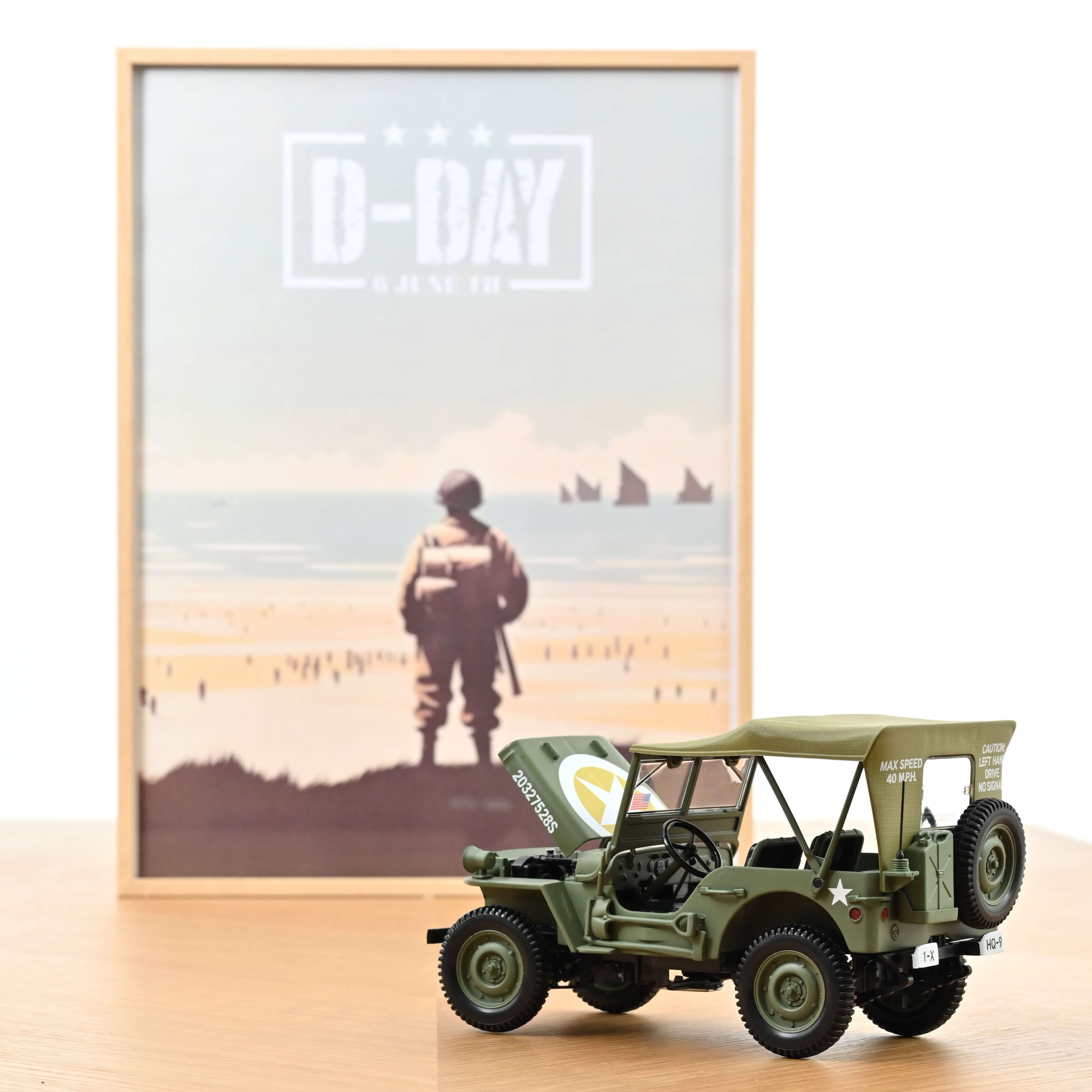norev-jeep-militare-1944-1st-div-inf-hq-modellino-1-18-edizione-200-pz image 3