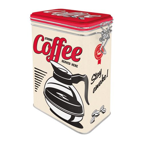 nostalgic-art-strong-coffee-served-here-scatola-con-coperchio-clip-7-5x11x17-5-c image 1