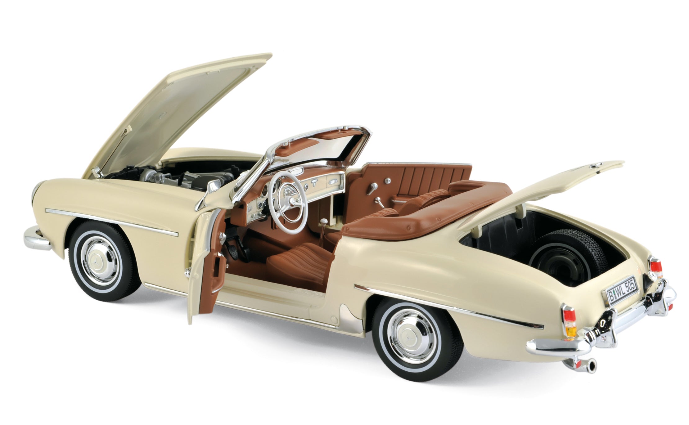 norev-mercedes-benz-190-sl-1957-avorio-1-18-jet-car image 2