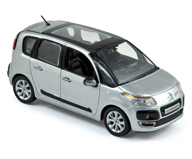 norev-citro-n-c3-picasso-2009-modellino-auto-1-43-grigio-alluminio image 1