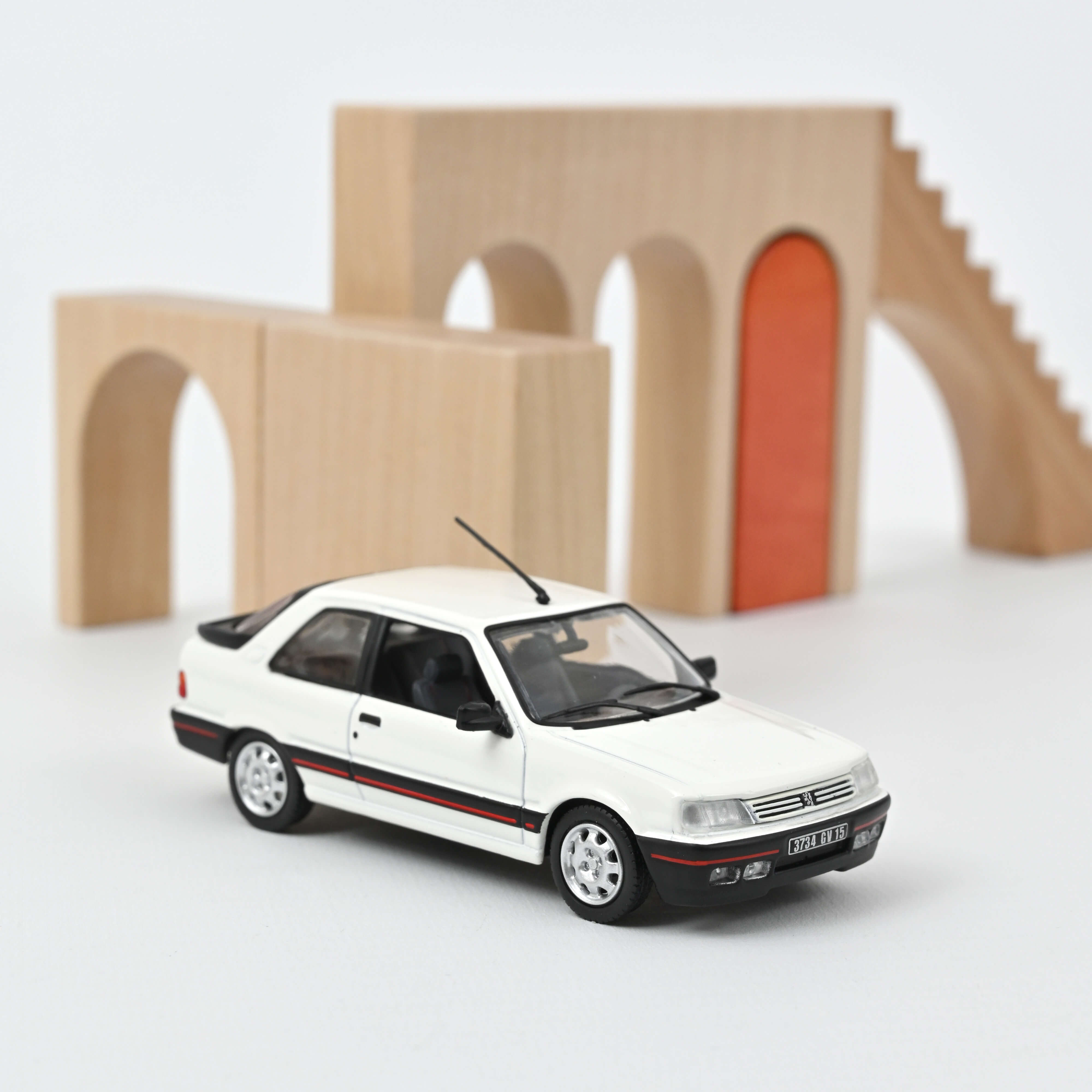 norev-peugeot-309-gti-1987-blanc-meije-1-43-modellino-youngtimer image 1