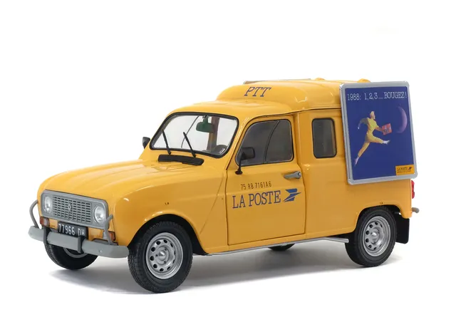 solido-renault-4l-f4-la-poste-1988-modellino-furgonetta-1-18 image 1