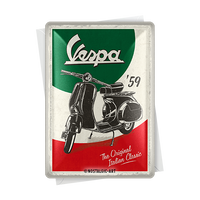 nostalgic-art-vespa-the-italian-classic-metal-card image 2