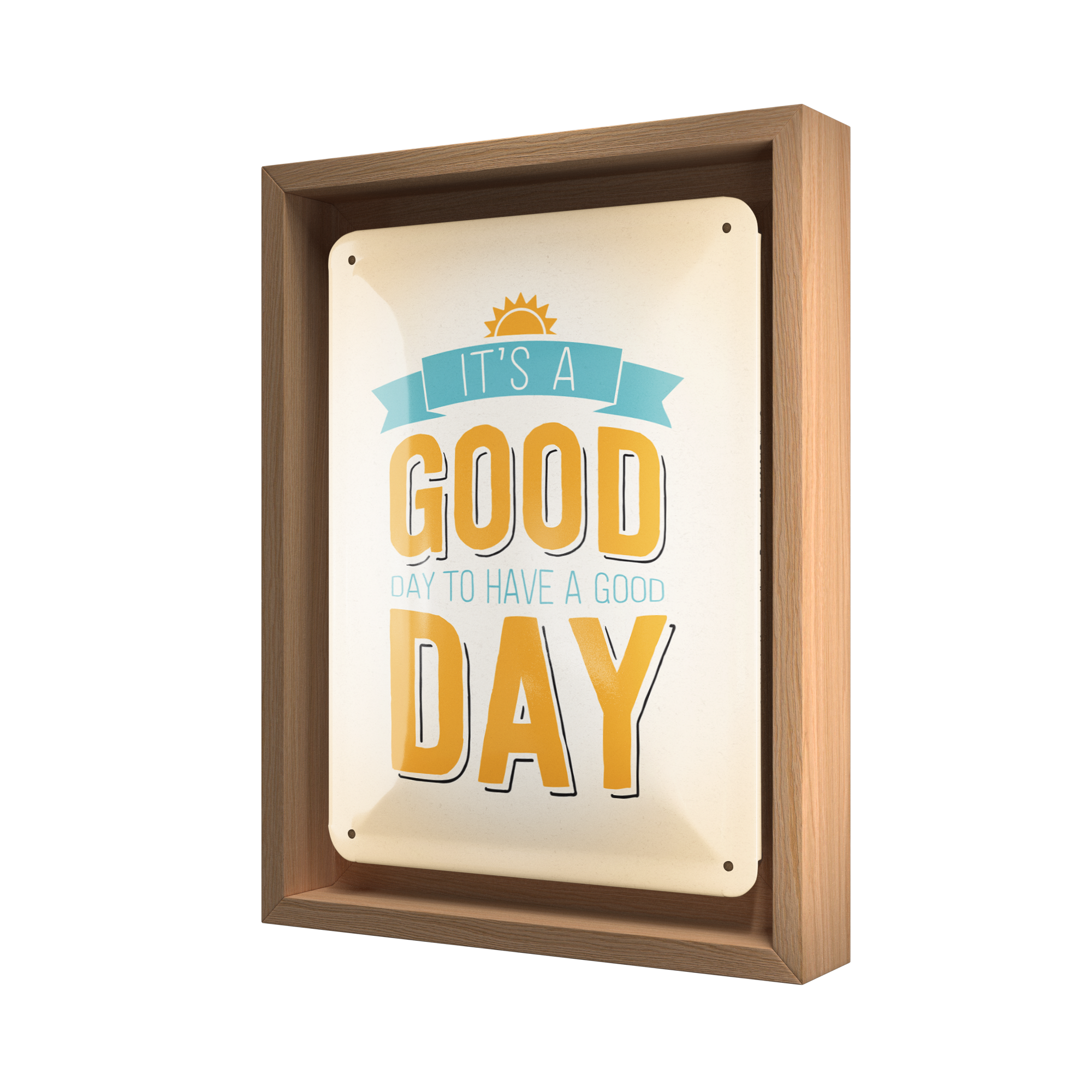 nostalgic-art-it-s-a-good-day-cornice-n-frame-s-edition-18-5x24-cm-rovere image 1