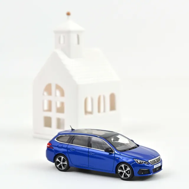 norev-peugeot-308-sw-gt-2020-modellino-auto-1-43-blu-vertigo image 1