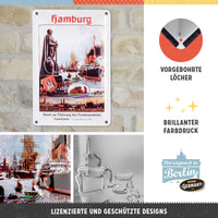 nostalgic-art-hamburg-fremdenverkehrs-targa-in-metallo-20x30-cm-2 image 2