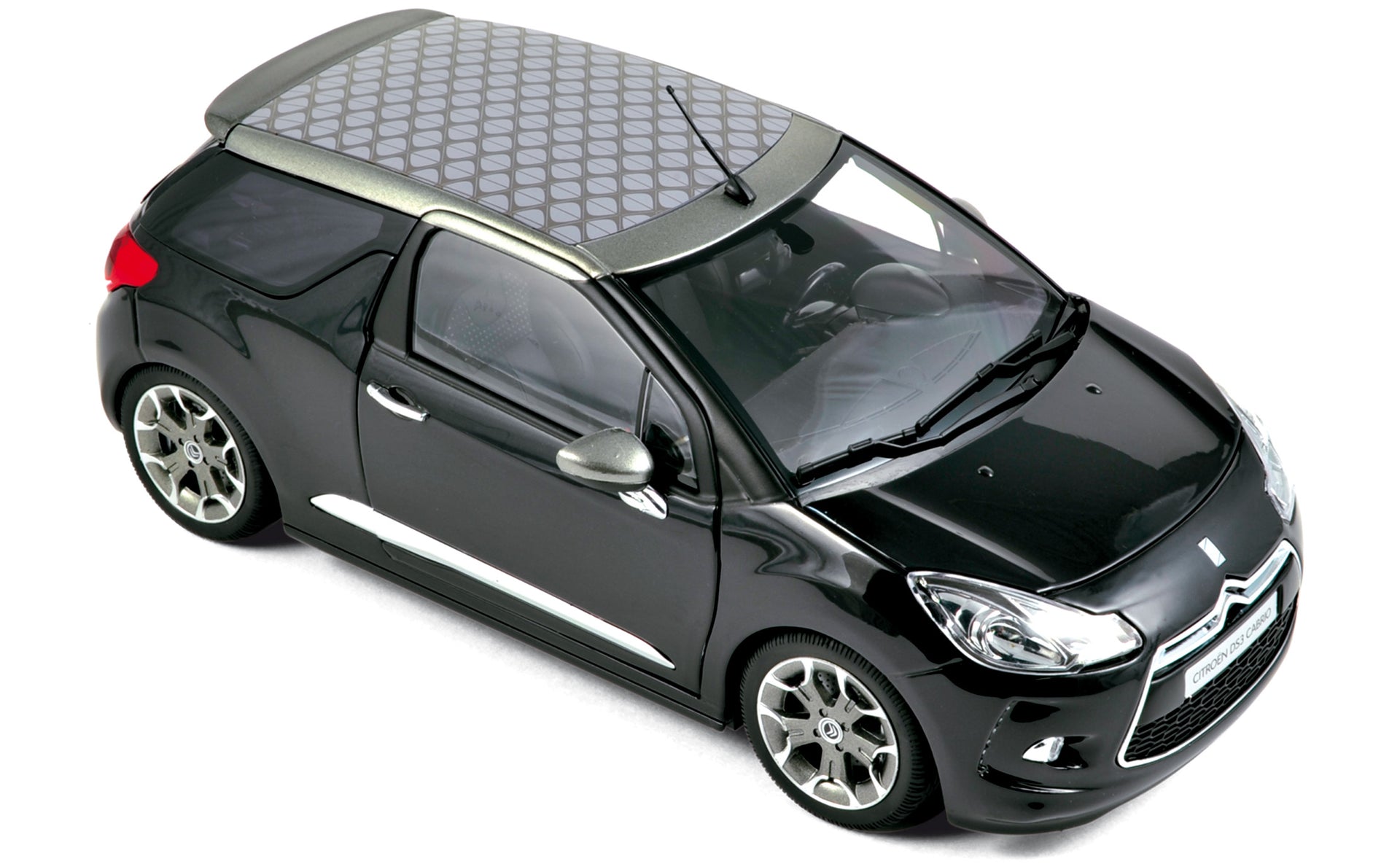 norev-citro-n-ds3-cabrio-2013-modellino-auto-1-18-perla-nera-black image 1