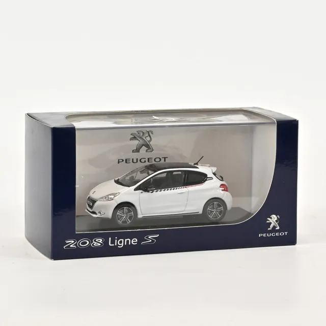 norev-peugeot-208-bianca-modellino-auto-1-43 image 1