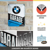 nostalgic-art-bmw-garage-targa-in-metallo-15x20-cm-2 image 2