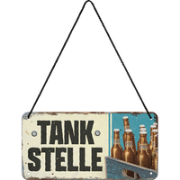 nostalgic-art-tankstelle-bier-targa-in-metallo-da-appendere-10x20-cm image 2
