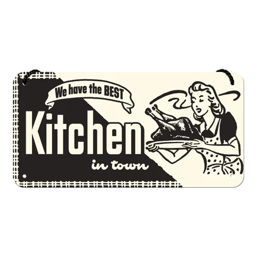 nostalgic-art-kitchen-insegna-in-metallo-da-appendere-10x20-cm image 1