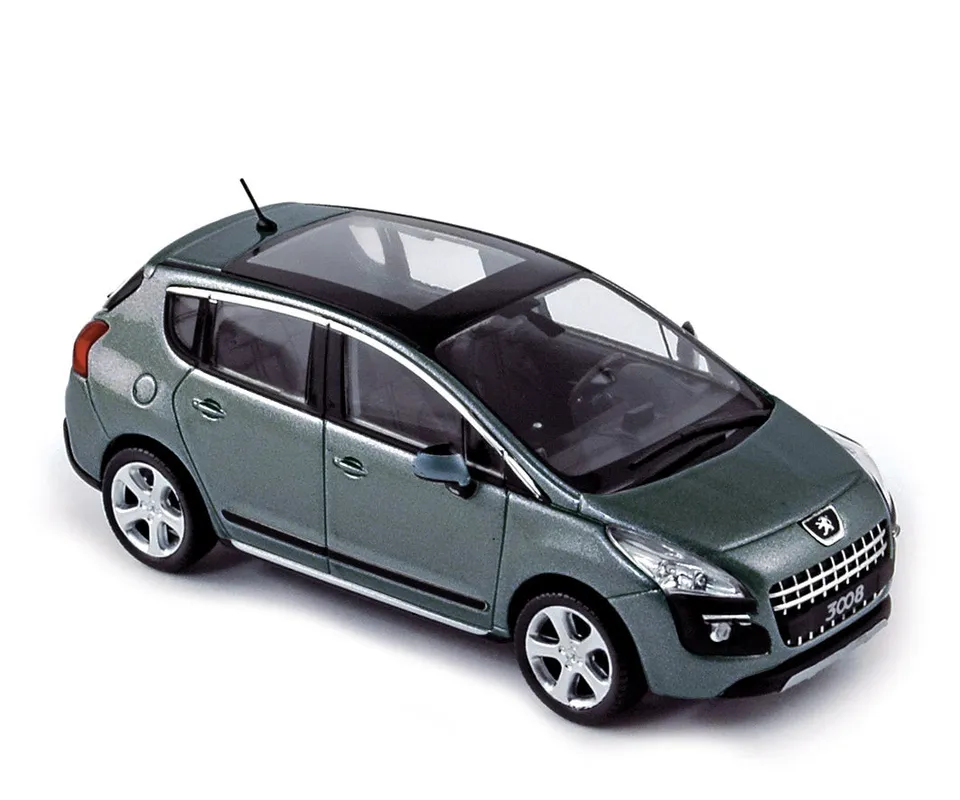norev-peugeot-3008-2009-modellino-auto-1-43-shark-grey image 1