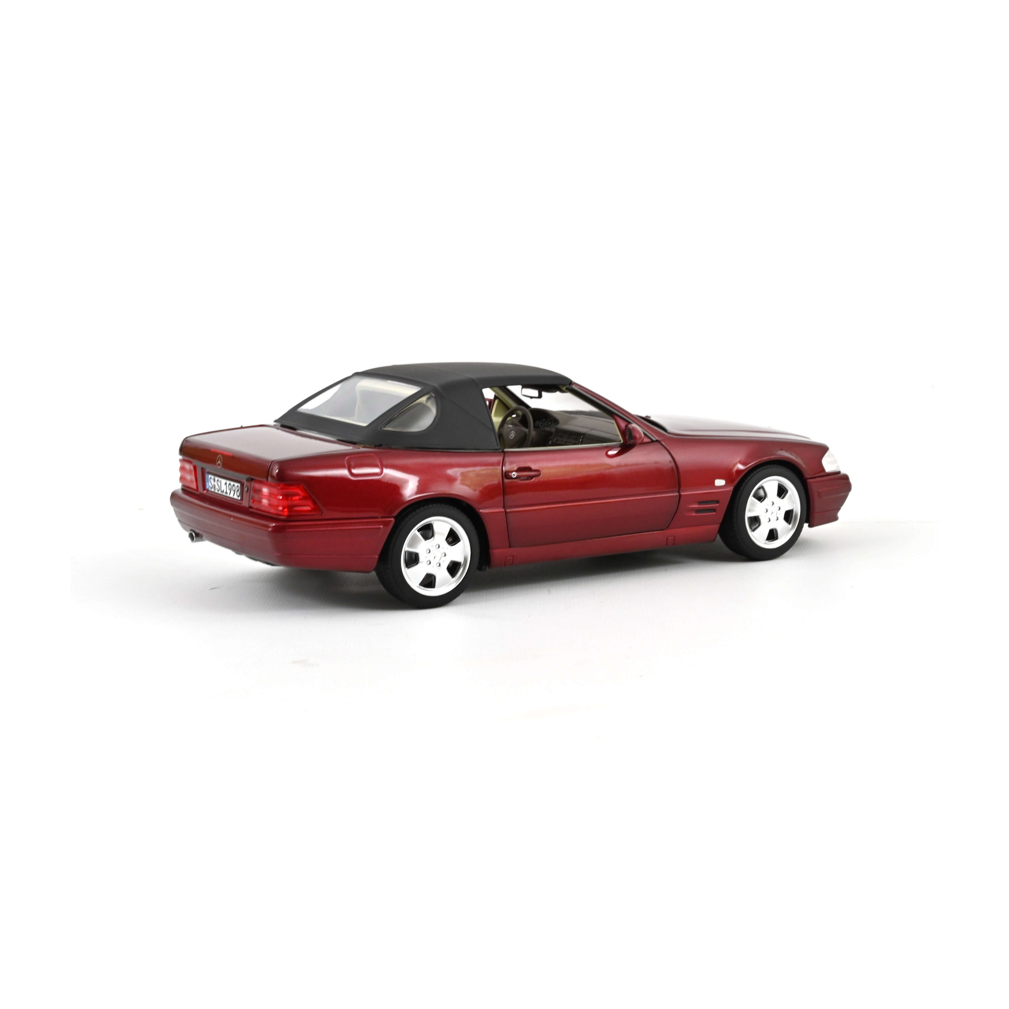 norev-mercedes-benz-sl-500-1999-rouge-m-tallis-1-18-modellino-premium image 4