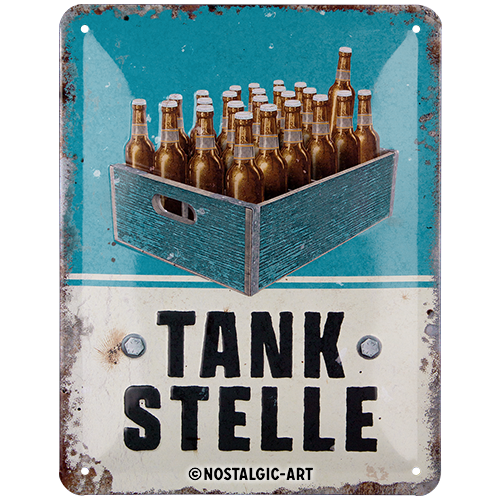nostalgic-art-tankstelle-bier-targa-in-metallo-15x20-cm-2 image 1