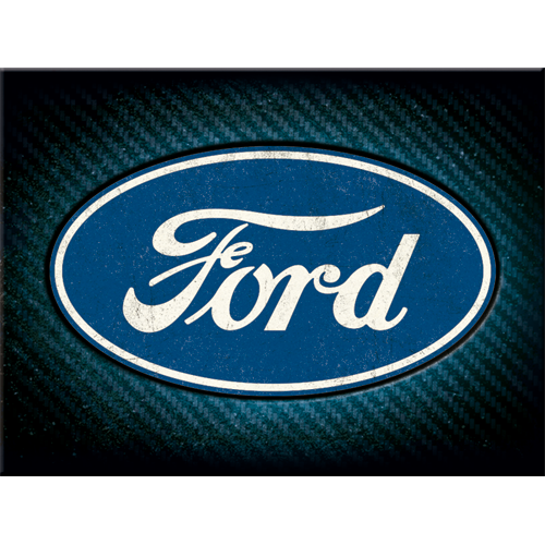 nostalgic-art-ford-logo-blue-shine-magnete-da-frigo-6x8-cm image 1