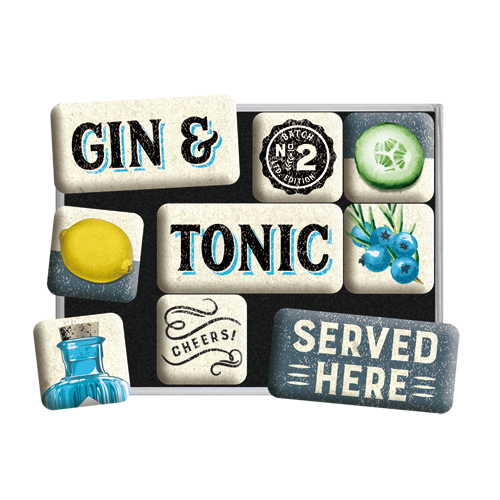 nostalgic-art-gin-tonic-served-here-set-magneti-7x9-cm image 2