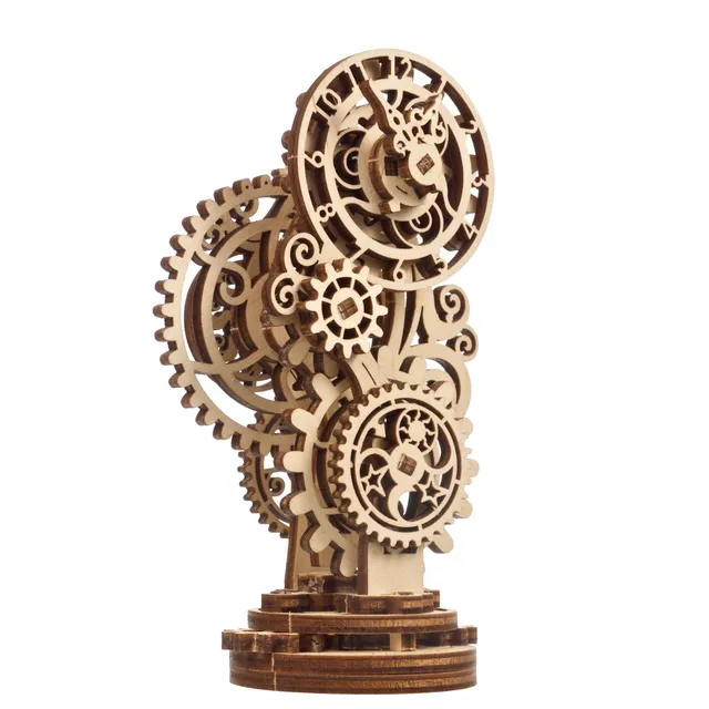 ugears-steampunk-clock-2-0-puzzle-3d-meccanico-in-legno image 1