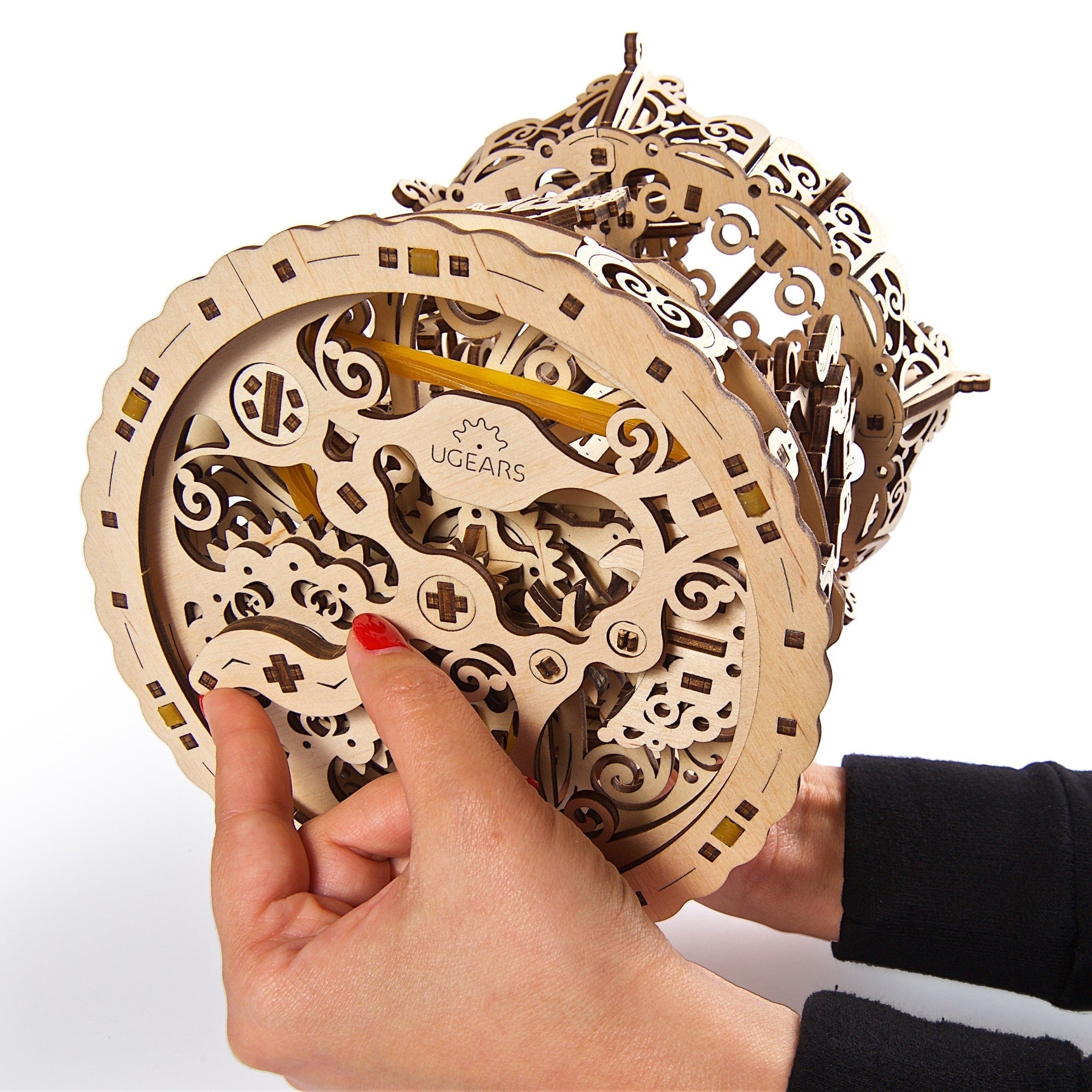 ugears-carousel-giostra-meccanica-in-legno-puzzle-3d image 3