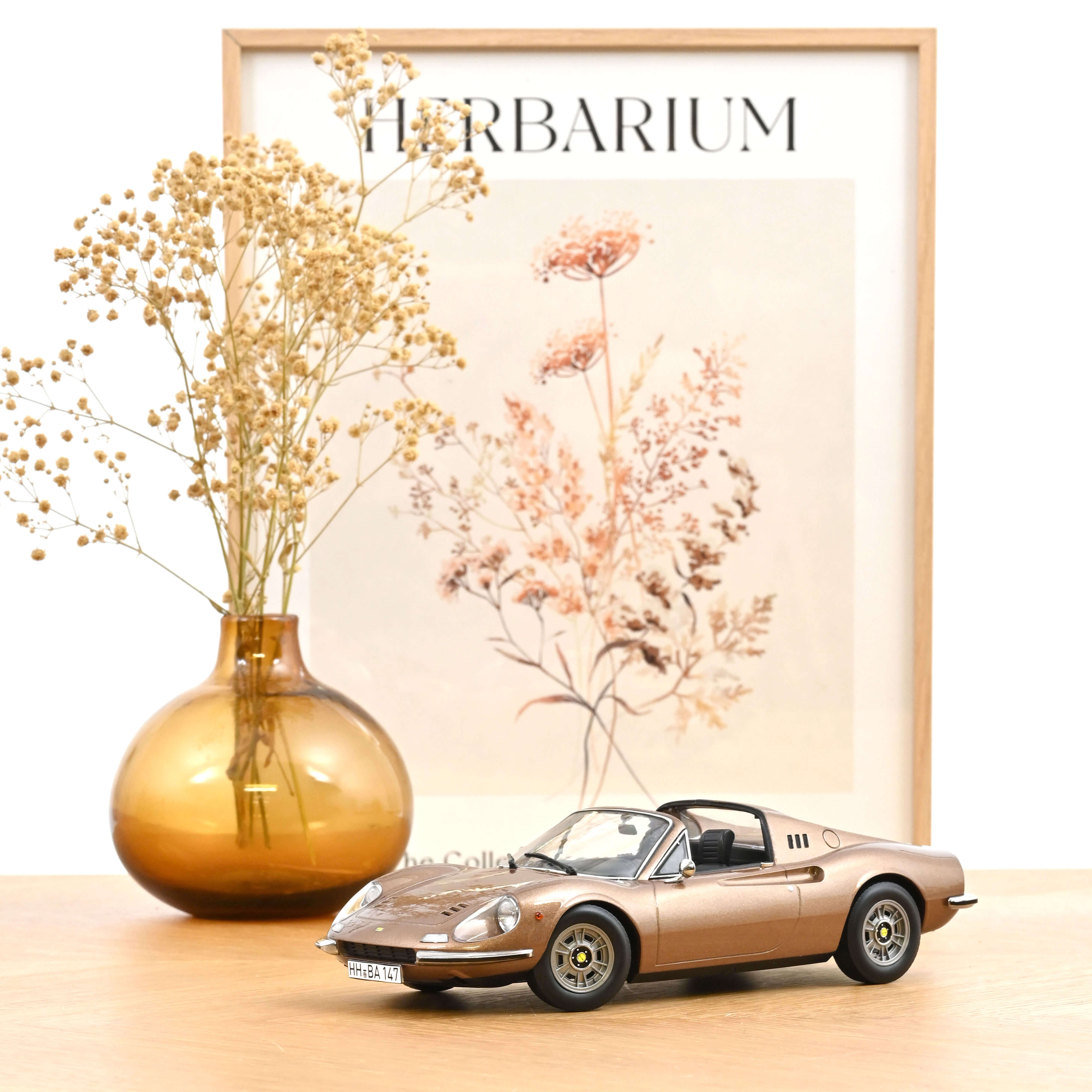 norev-dino-246-gts-1970-modellino-auto-1-18-nocciola-metallizzato-200-pz image 1