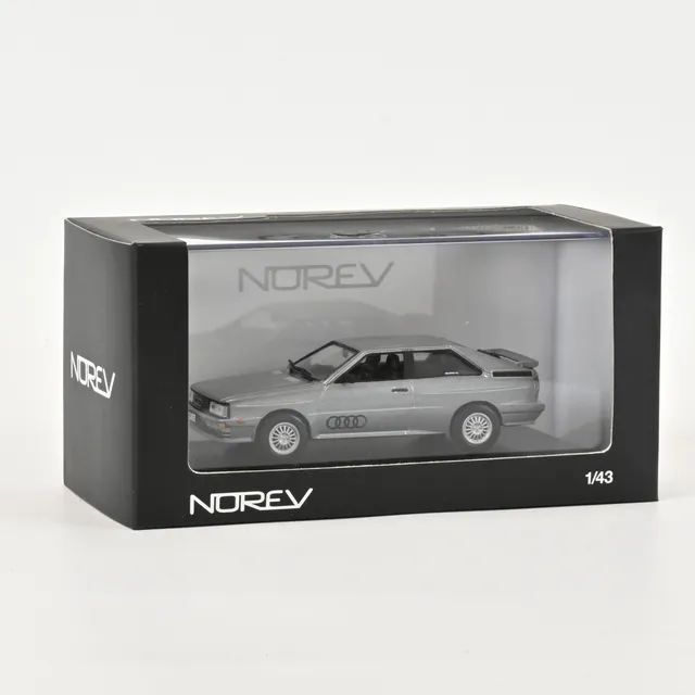 norev-audi-quattro-1986-argent-modellino-auto-1-43 image 1