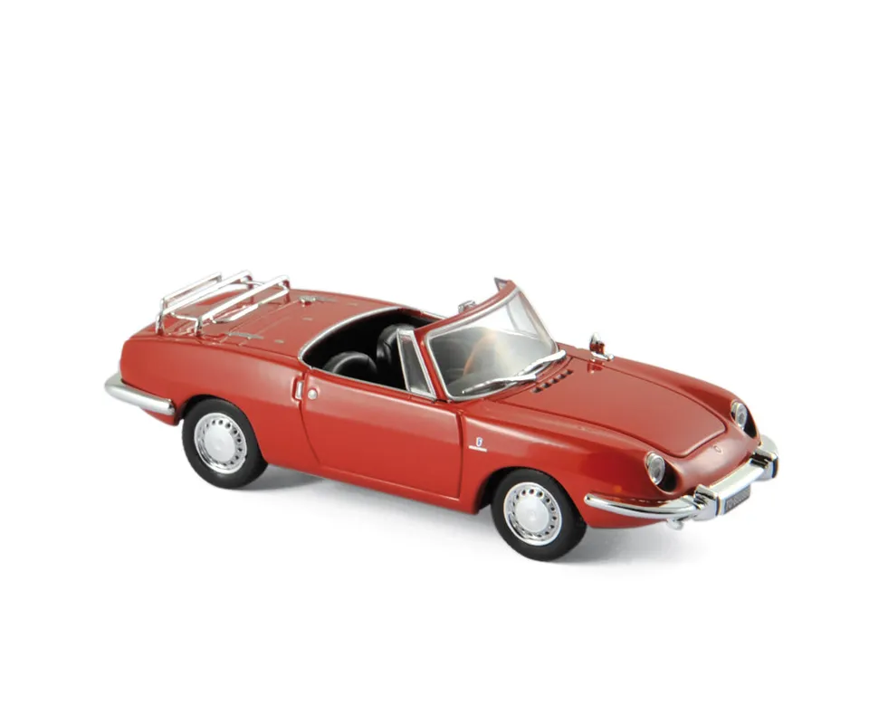 norev-fiat-850-sport-spider-1968-rossa-1-43-modellino-d-epoca image 1