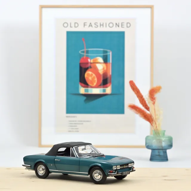 norev-peugeot-504-cabriolet-1969-modellino-1-18-blu-metallizzato-250-pz image 1