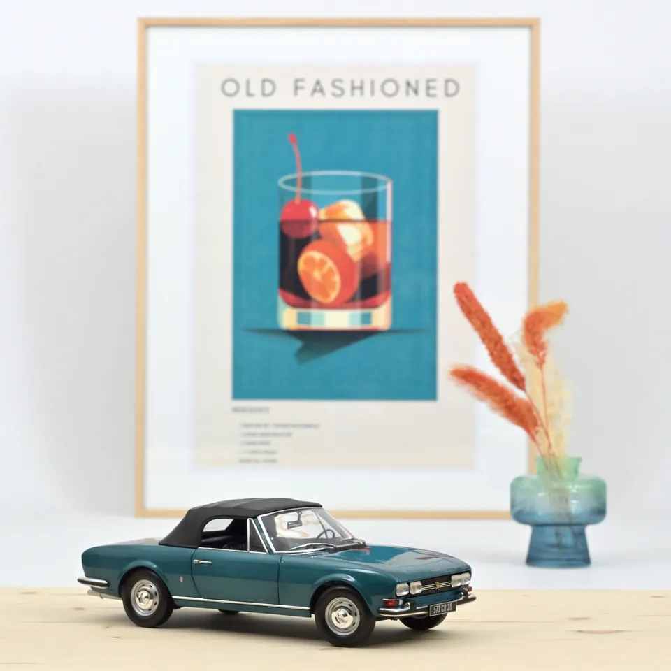 norev-peugeot-504-cabriolet-1969-modellino-1-18-blu-metallizzato-250-pz image 1