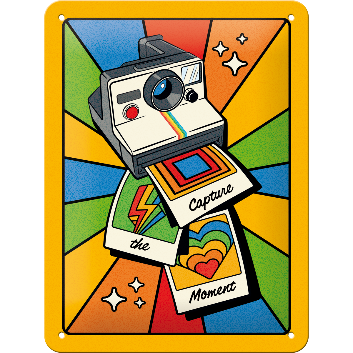 nostalgic-art-polaroid-capture-the-moment-targa-in-metallo-15x20-cm image 1