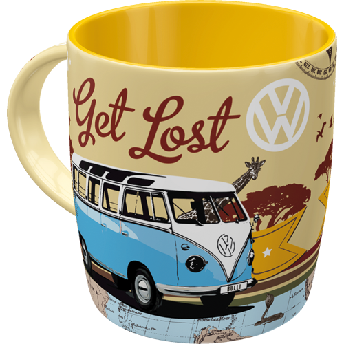 nostalgic-art-vw-bulli-let-s-get-lost-tazza-in-ceramica image 1