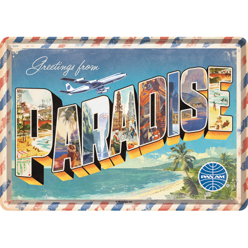 nostalgic-art-pan-am-paradise-metal-card-10x14-cm-2 image 1