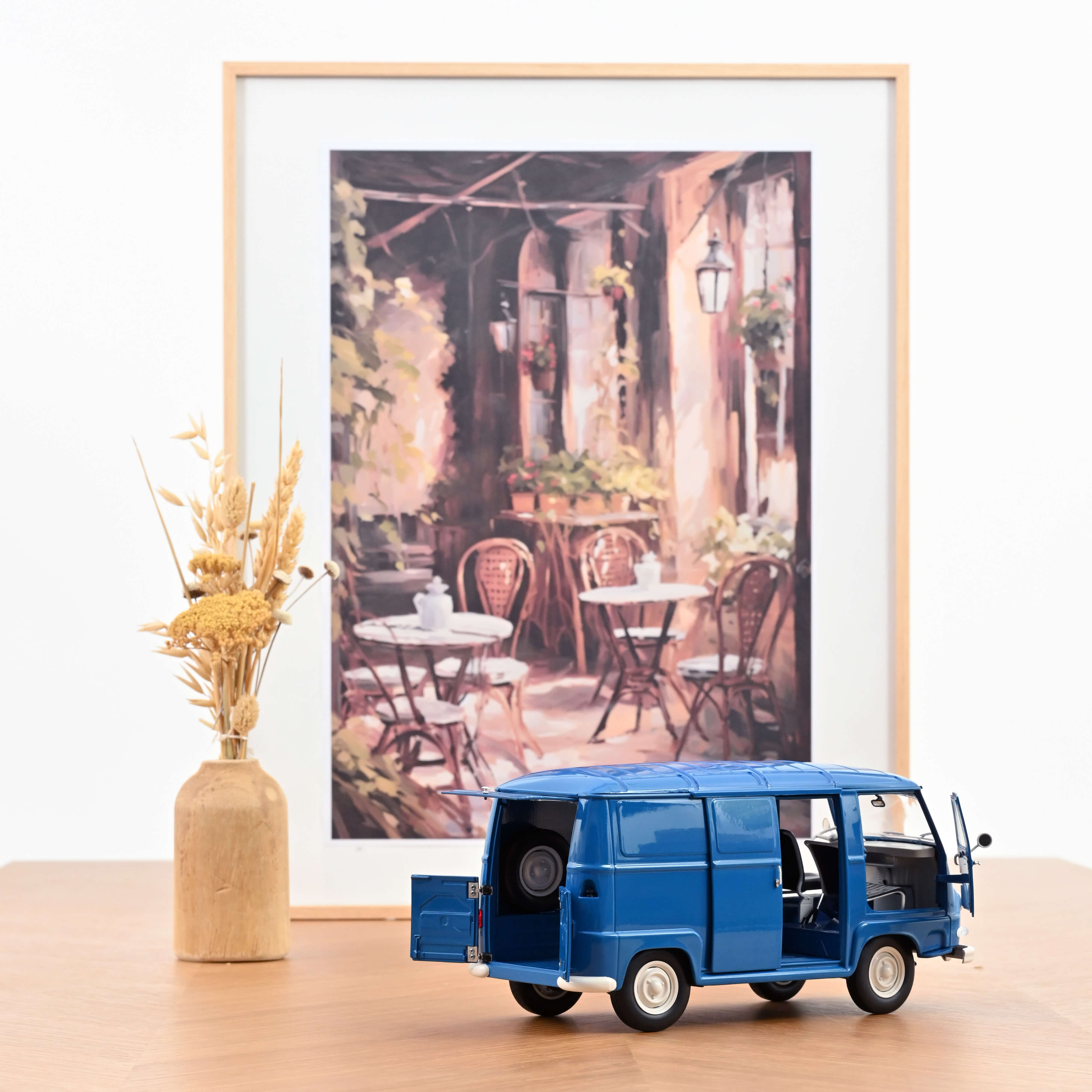 norev-renault-estafette-1967-bleu-saviem-modellino-1-18 image 3