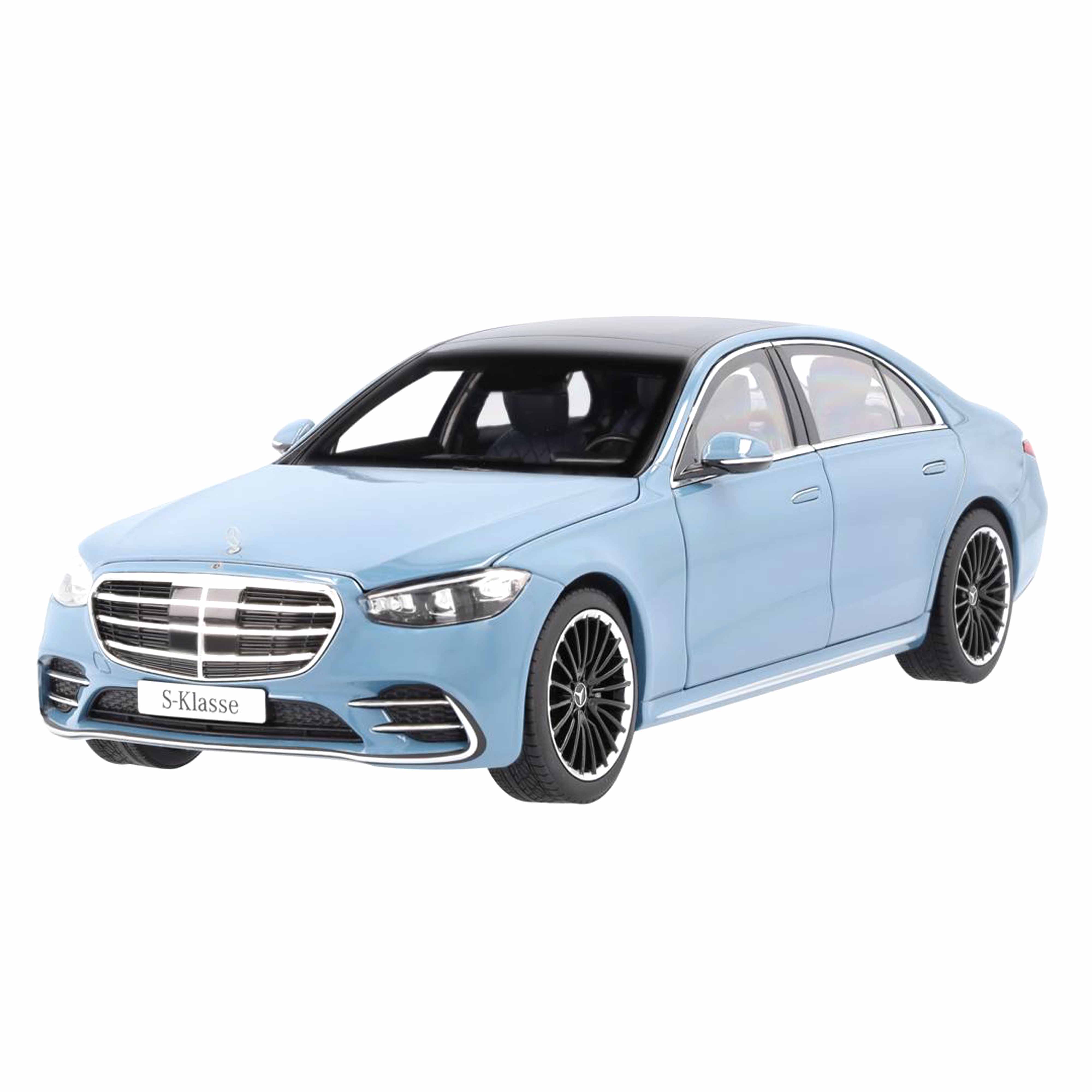 norev-mercedes-benz-classe-s-2020-modellino-auto-1-18-blu-vintage image 1