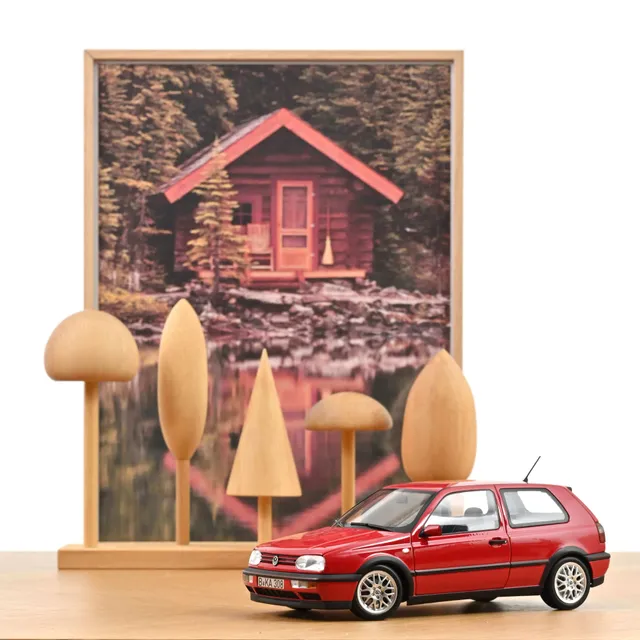 norev-vw-golf-gti-1996-rosso-flash-1-18-edition-20th-anniversary-modellino image 1