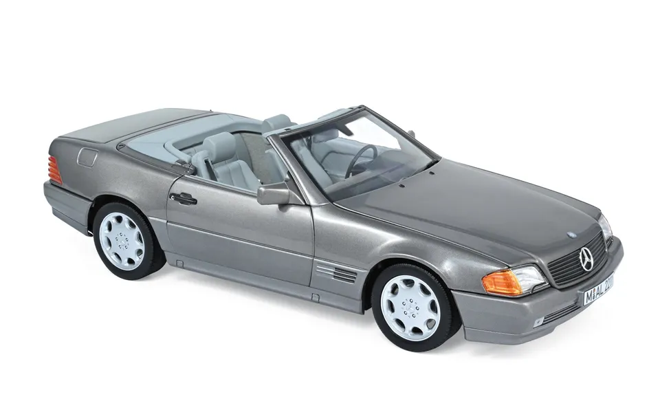norev-mercedes-benz-500-sl-1989-automodello-1-18-grigio-metallizzato image 1